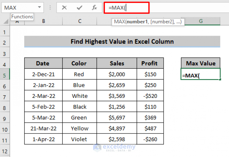 How To Find A Value In Excel Column