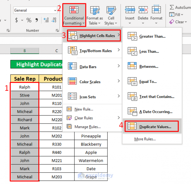 how-to-highlight-duplicates-but-keep-one-in-excel-4-methods