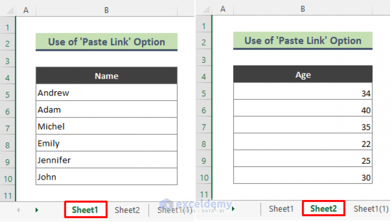 How To Link Multiple Cells From Another Worksheet In Excel 5 Easy Ways 
