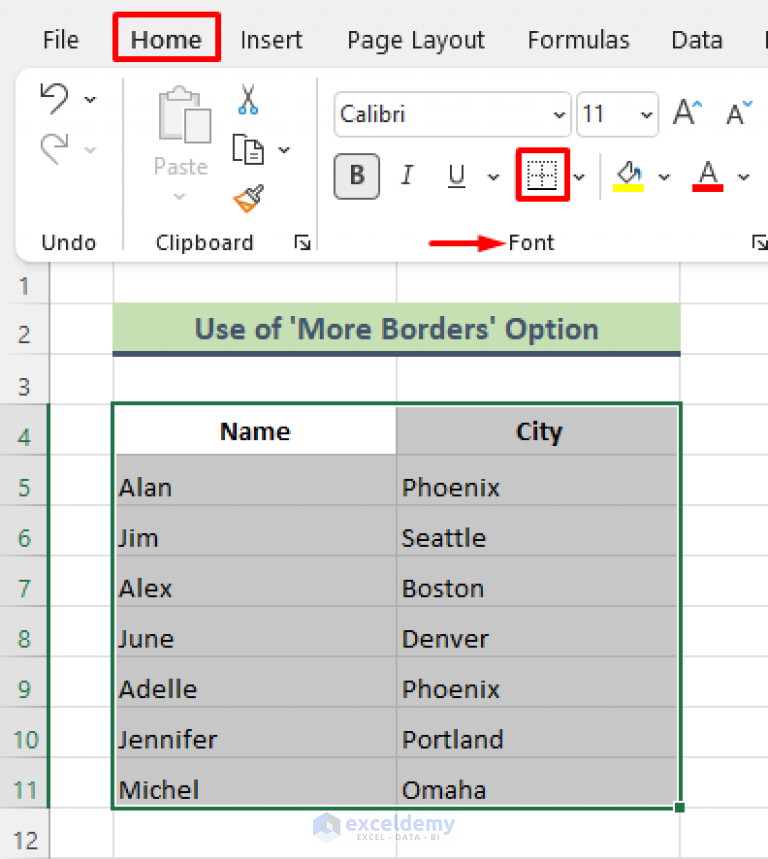 How To Make Grid Lines Bold In Excel With Easy Steps ExcelDemy