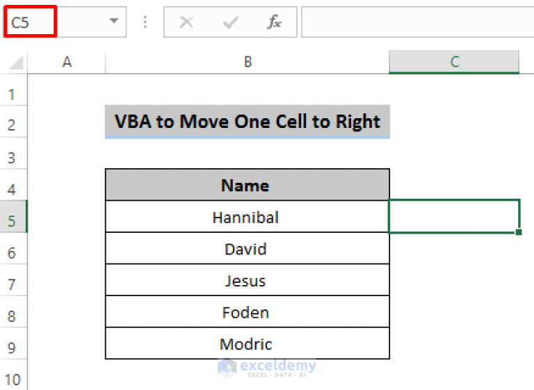 move-one-cell-to-right-using-vba-in-excel-3-examples-exceldemy