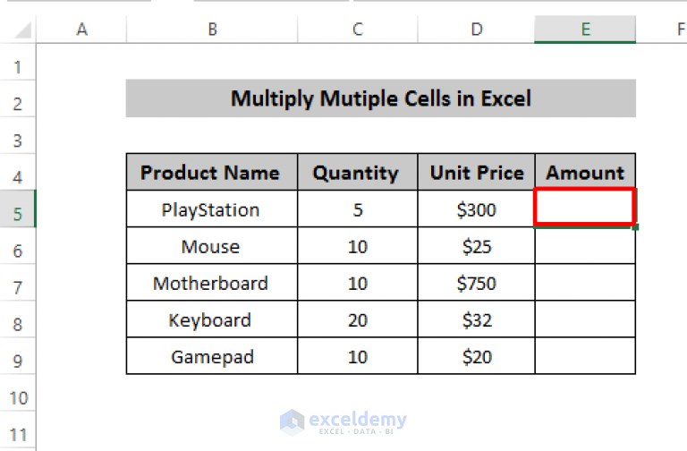 how-to-multiply-multiple-cells-in-excel-4-methods-exceldemy