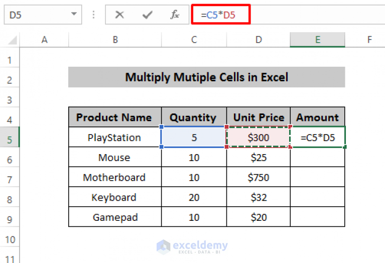 how-to-multiply-multiple-cells-in-excel-4-methods-exceldemy