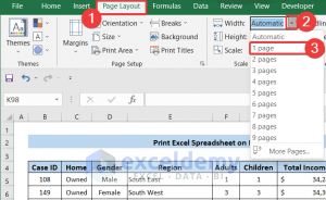 How To Print Excel Spreadsheet On Multiple Pages (3 Ways) - ExcelDemy