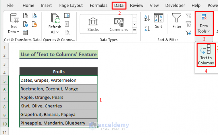 How To Split Comma Separated Values Into Rows Or Columns In Excel 4475