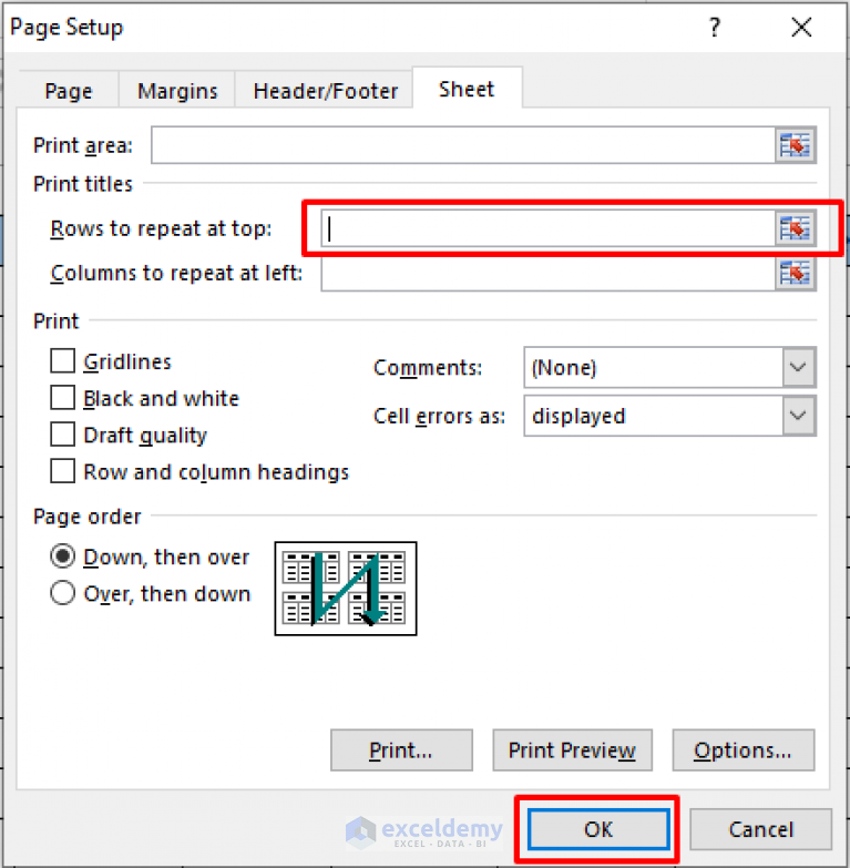 How To Remove Print Titles In Excel 3 Methods ExcelDemy