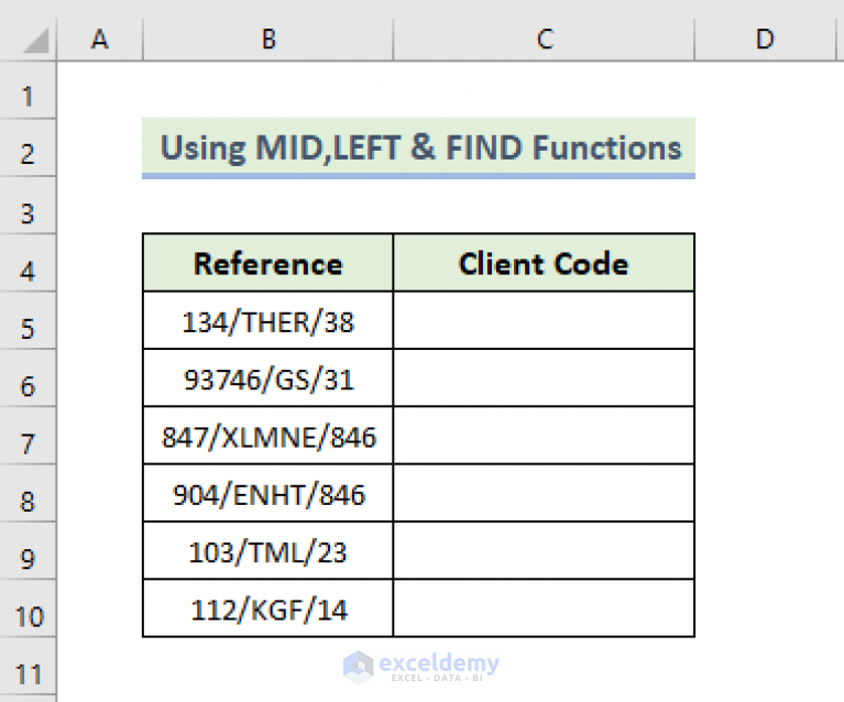 Excel Get Text Between Same Characters