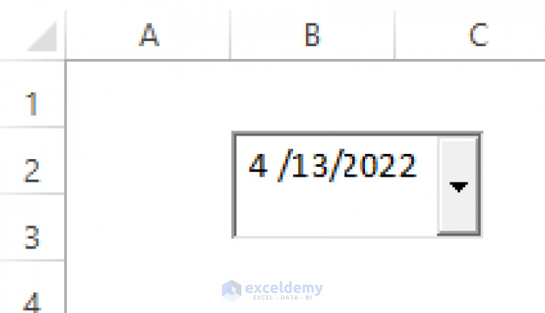 How To Insert Drop Down Calendar In Excel With Quick Steps 