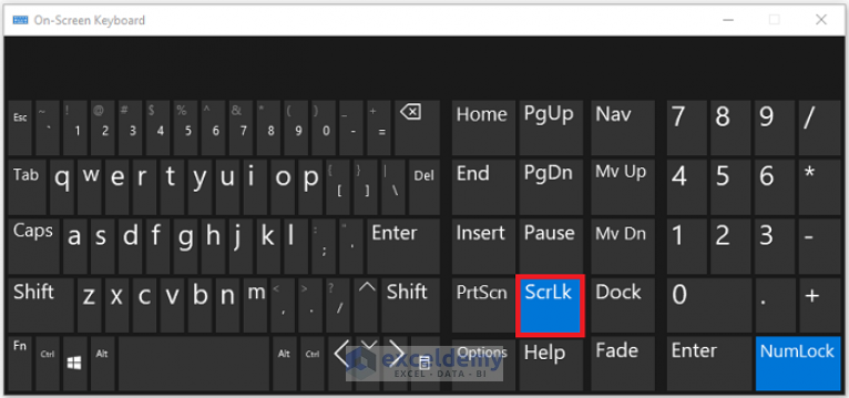 [Fixed!] Keyboard Arrow Keys Not Working in Excel (8 Quick Solutions)