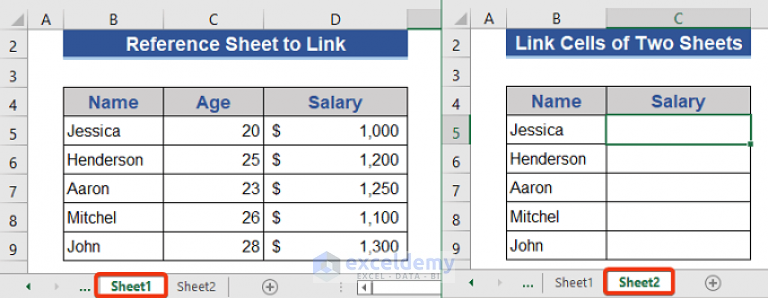 how-to-link-the-data-from-one-sheet-to-another-sheet-in-microsoft-excel