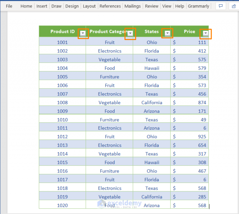 How To Merge Excel File Into Word Document - ExcelDemy