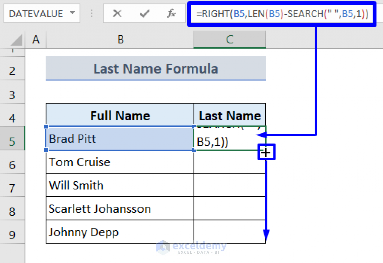 how-to-separate-first-middle-and-last-name-in-excel-using-formula