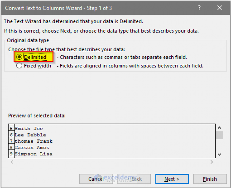 how-to-split-data-in-excel-5-ways-exceldemy