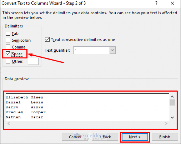 how-to-split-data-in-one-excel-cell-into-multiple-columns-5-methods