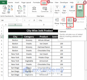 How to Group Rows with Same Value in Excel (6 Useful Ways)