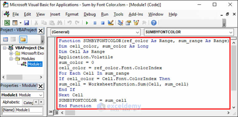 sum-by-font-color-in-excel-2-effective-ways-exceldemy