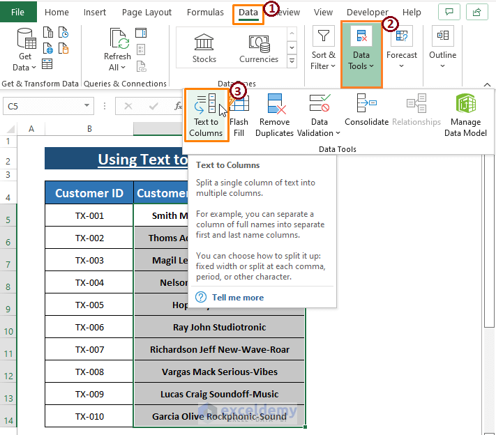 How To Extract Text Between Two Spaces In Excel 5 Methods 