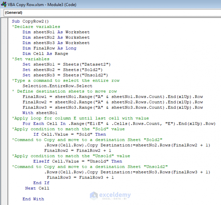 excel-vba-copy-row-if-cell-value-matches-2-methods