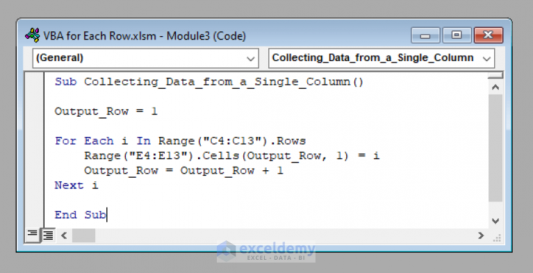 Excel Vba For Each Unique Value In Range