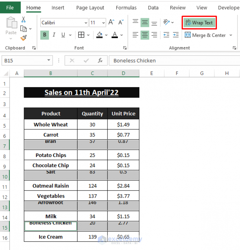 how-to-add-space-between-rows-in-excel-exceldemy