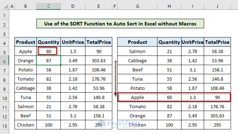 how-to-auto-sort-in-excel-when-adding-streamlasopa