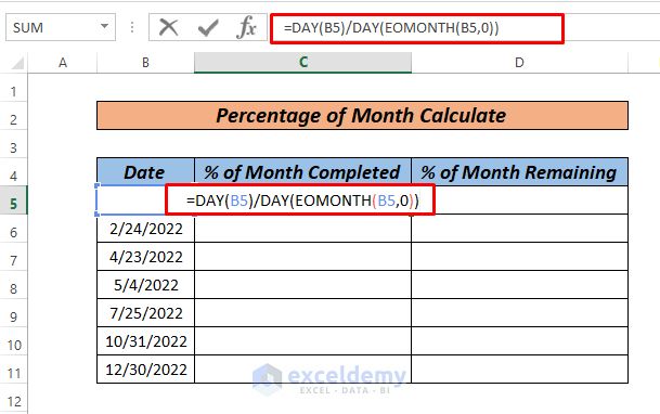 how-to-calculate-percentage-of-month-in-excel-4-easy-ways-exceldemy