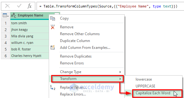  How To Capitalize First Letter Of Each Word In Excel 4 Ways ExcelDemy