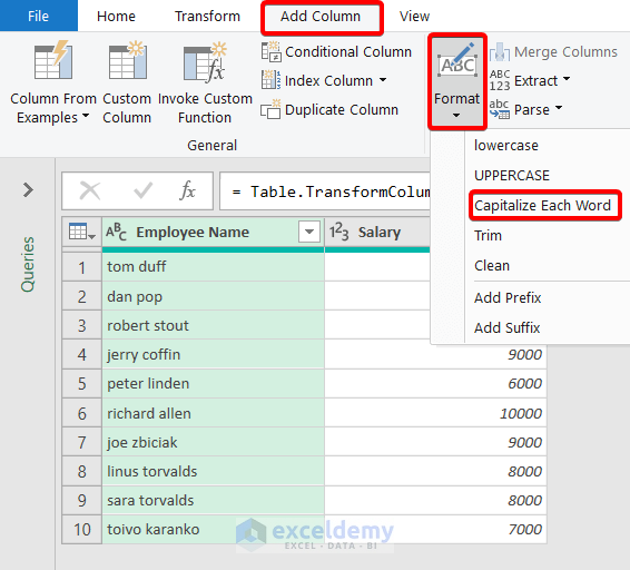 How To Change Case In Excel Without A Formula 5 Ways ExcelDemy