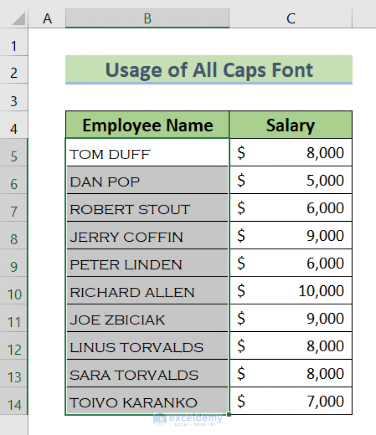 how-to-change-case-in-excel-without-a-formula-5-ways-exceldemy