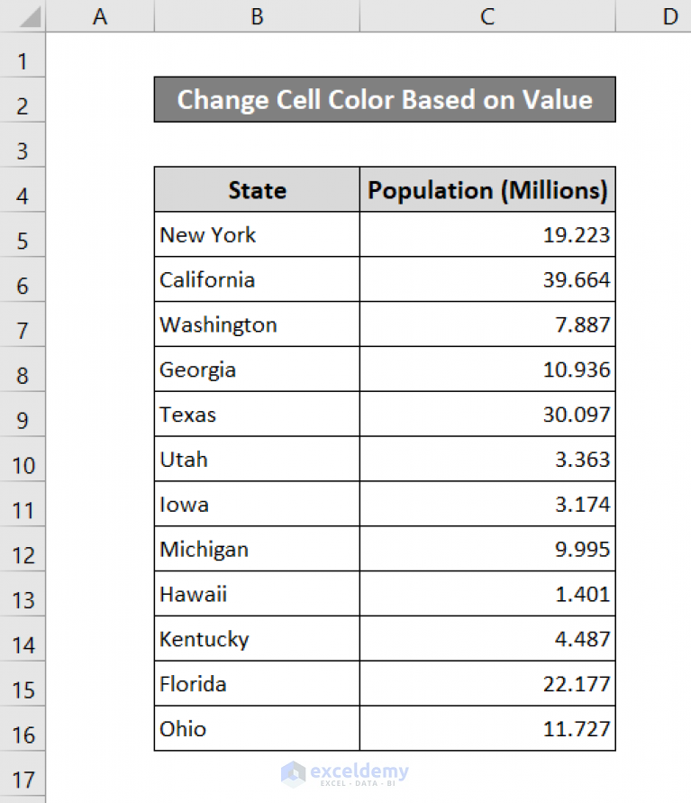 how-to-change-cell-color-based-on-a-value-in-excel-5-ways