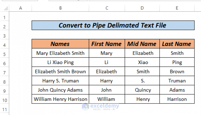 Export Excel Data To Text File With Pipe Delimiter