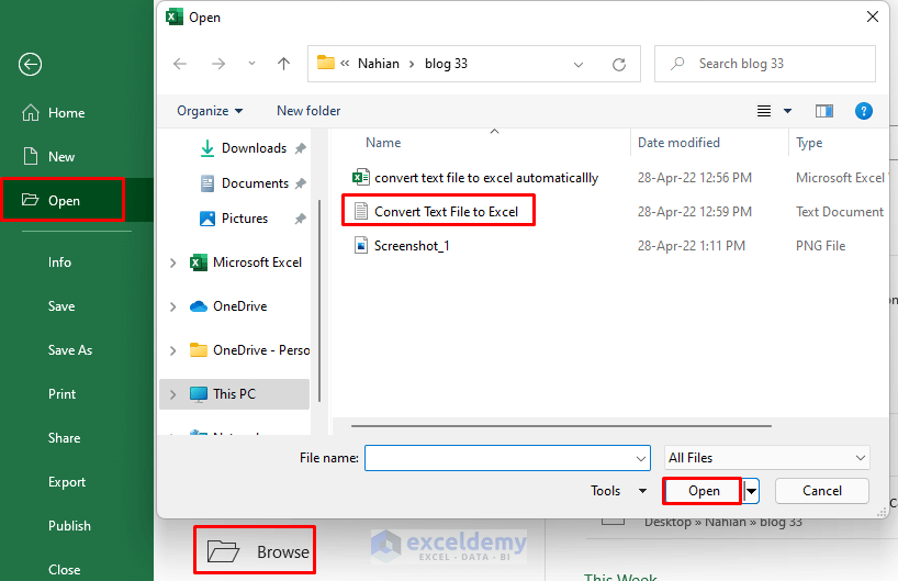 How To Convert Text File To Excel Automatically 3 Suitable Ways 