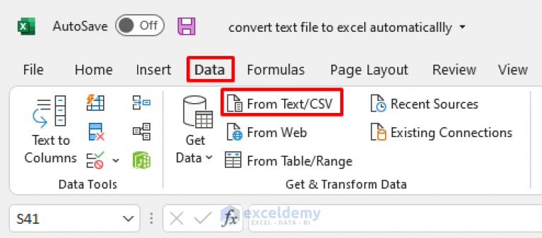 how-to-convert-text-file-to-excel-automatically-3-suitable-ways