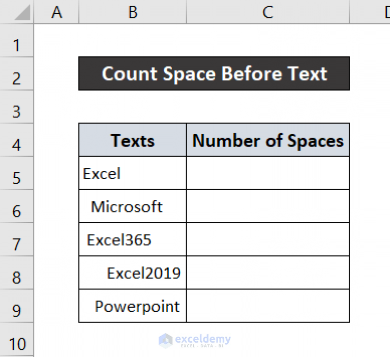 how-to-count-space-before-text-in-excel-4-ways-exceldemy