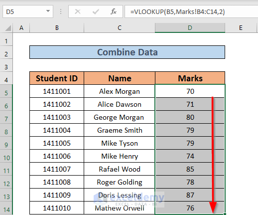 Combine Multiple Worksheets Into One Excel File Easily How To Merge Excel Files Into One 