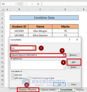 How To Combine Data From Multiple Sheets In Excel (4 Ways) - ExcelDemy