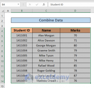 How To Combine Data From Multiple Sheets In Excel (4 Ways) - ExcelDemy