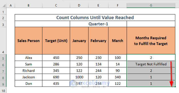 How To Count Columns Until Value Reached In Excel ExcelDemy