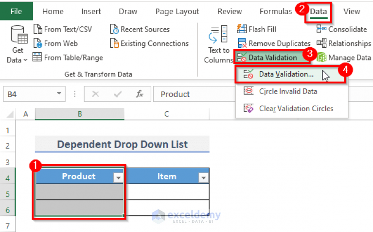 how-to-create-dependent-drop-down-list-with-multiple-words-in-excel