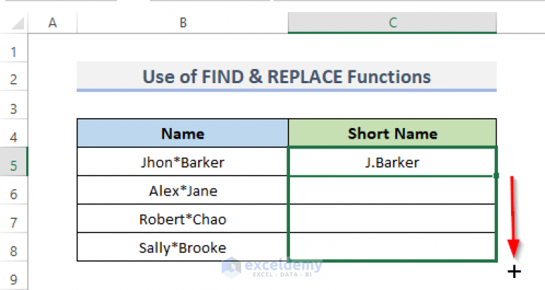 How to Find and Replace Asterisk (*) Character in Excel