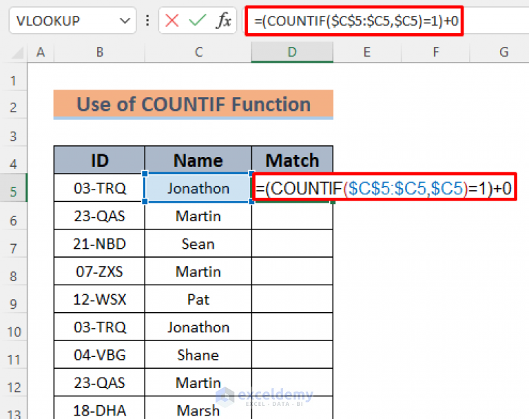 how-to-find-first-occurrence-of-a-value-in-a-column-in-excel-5-ways