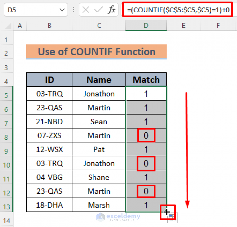 how-to-find-first-occurrence-of-a-value-in-a-column-in-excel-5-ways