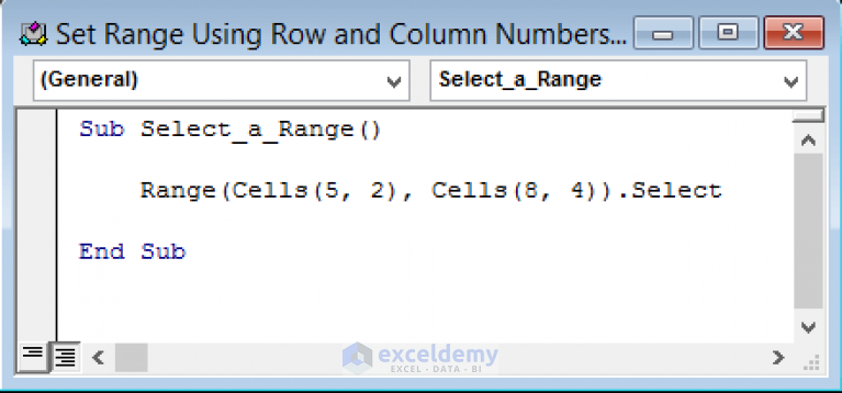 excel-vba-to-set-range-using-row-and-column-numbers-4-examples