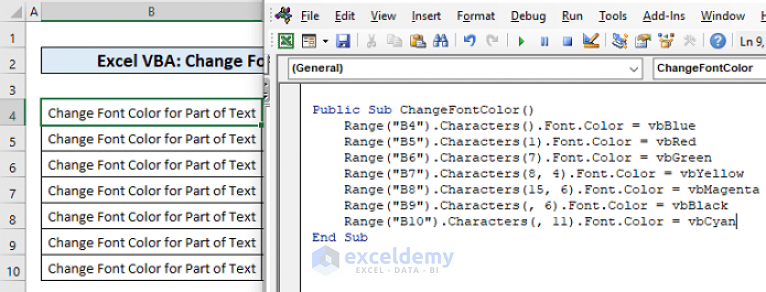 excel-vba-change-font-color-for-part-of-text-3-methods-exceldemy