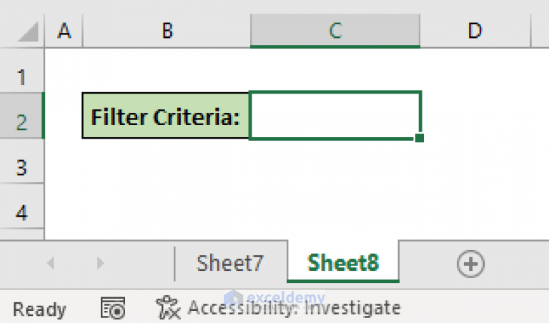 excel-vba-filter-based-on-cell-value-on-another-sheet-4-examples