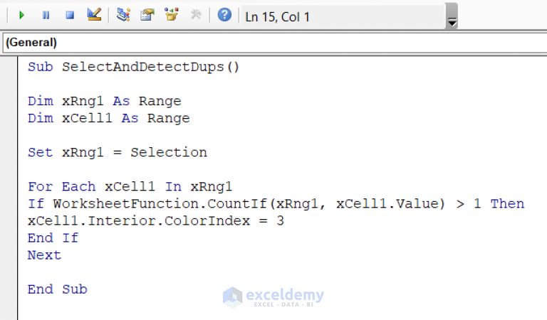 how-to-find-duplicates-in-a-column-using-excel-vba-5-ways