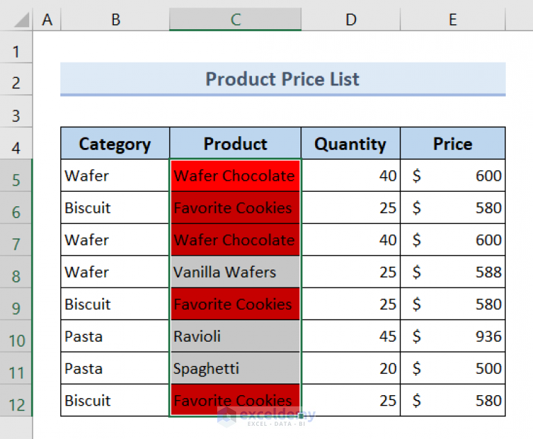 how-to-find-duplicates-in-a-column-using-excel-vba-5-ways