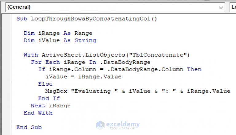 vba-to-loop-through-rows-of-table-in-excel-11-methods-exceldemy