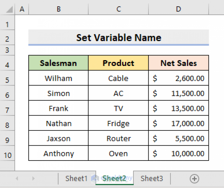 how-to-select-sheet-by-variable-name-with-vba-in-excel-2-ways