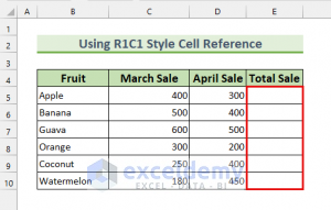 How To Sum Range Of Cells In Row Using Excel VBA (6 Easy Methods)